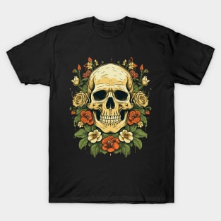 Vintage Skull tattoo art T-Shirt